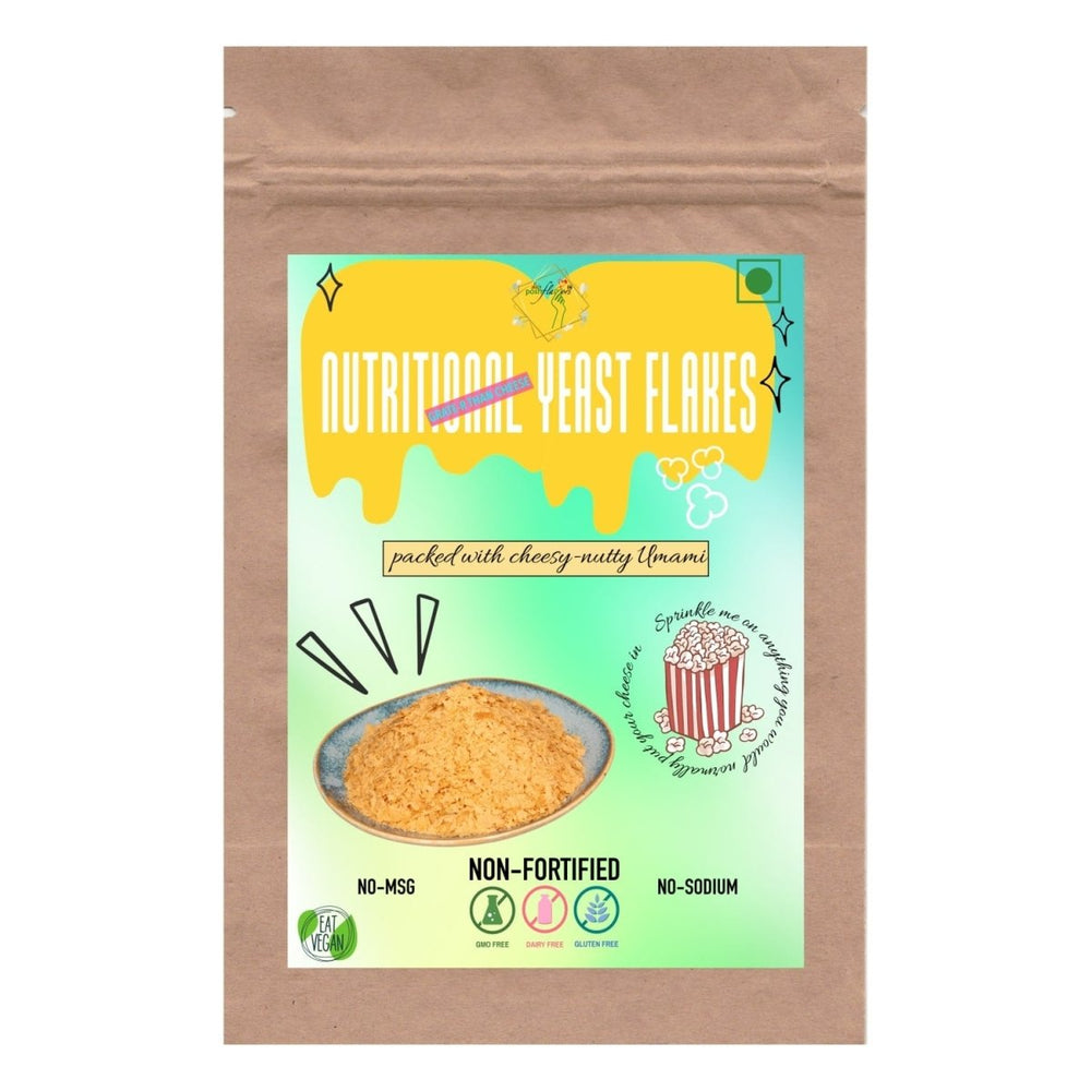 Alla's Posh Flavors™ Nutritional Yeast Flakes (100g) - Kreate- Dairy