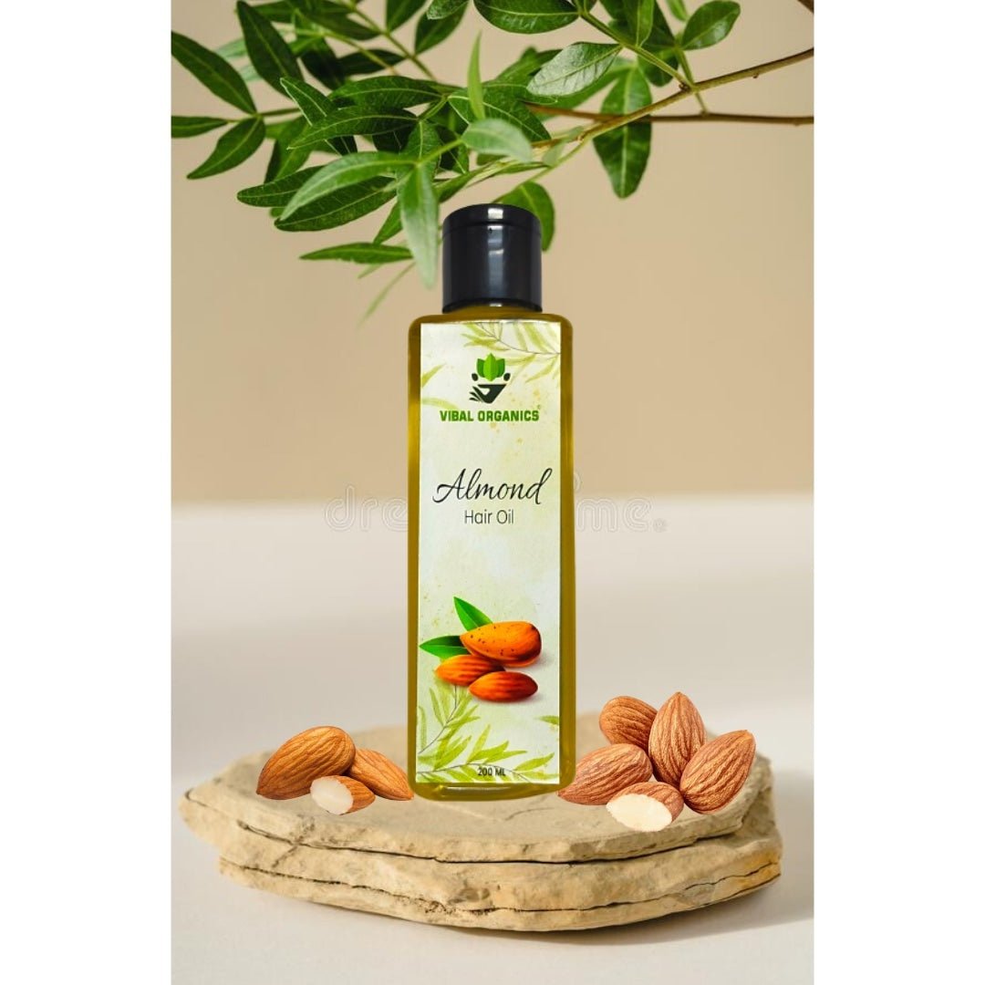 Almond Hair & Body Oil (200ml) - Kreate- Hair Oils