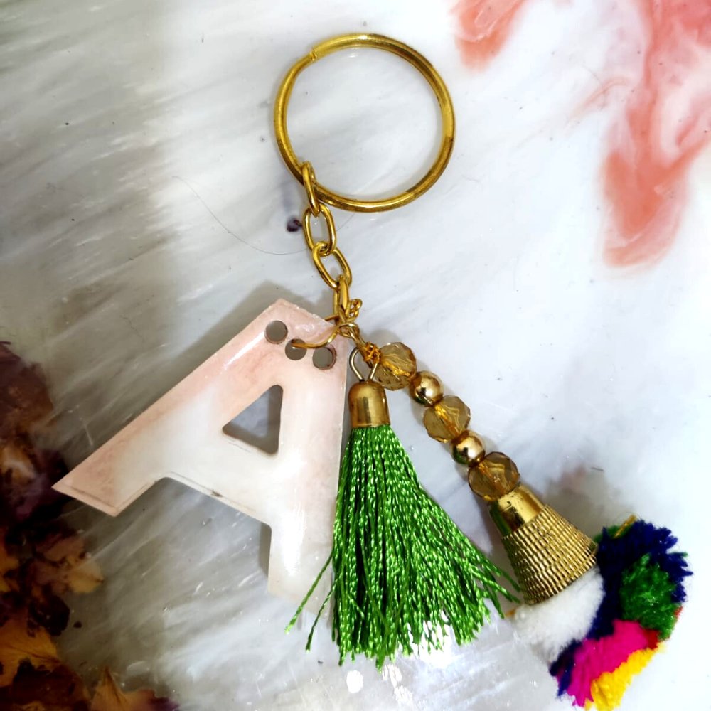 Alphabet Key Chain - Kreate- Keychains