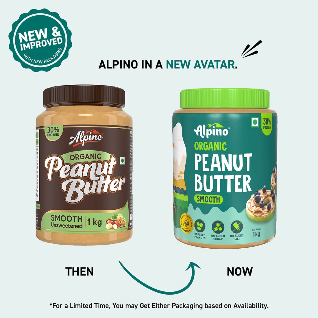 
                  
                    Alpino Organic Natural Peanut Butter Smooth - Kreate- Spreads
                  
                
