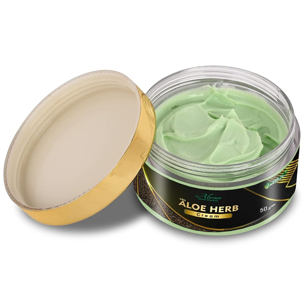 
                  
                    Alvino Aloevera Herbal Face Cream - Kreate- Face
                  
                