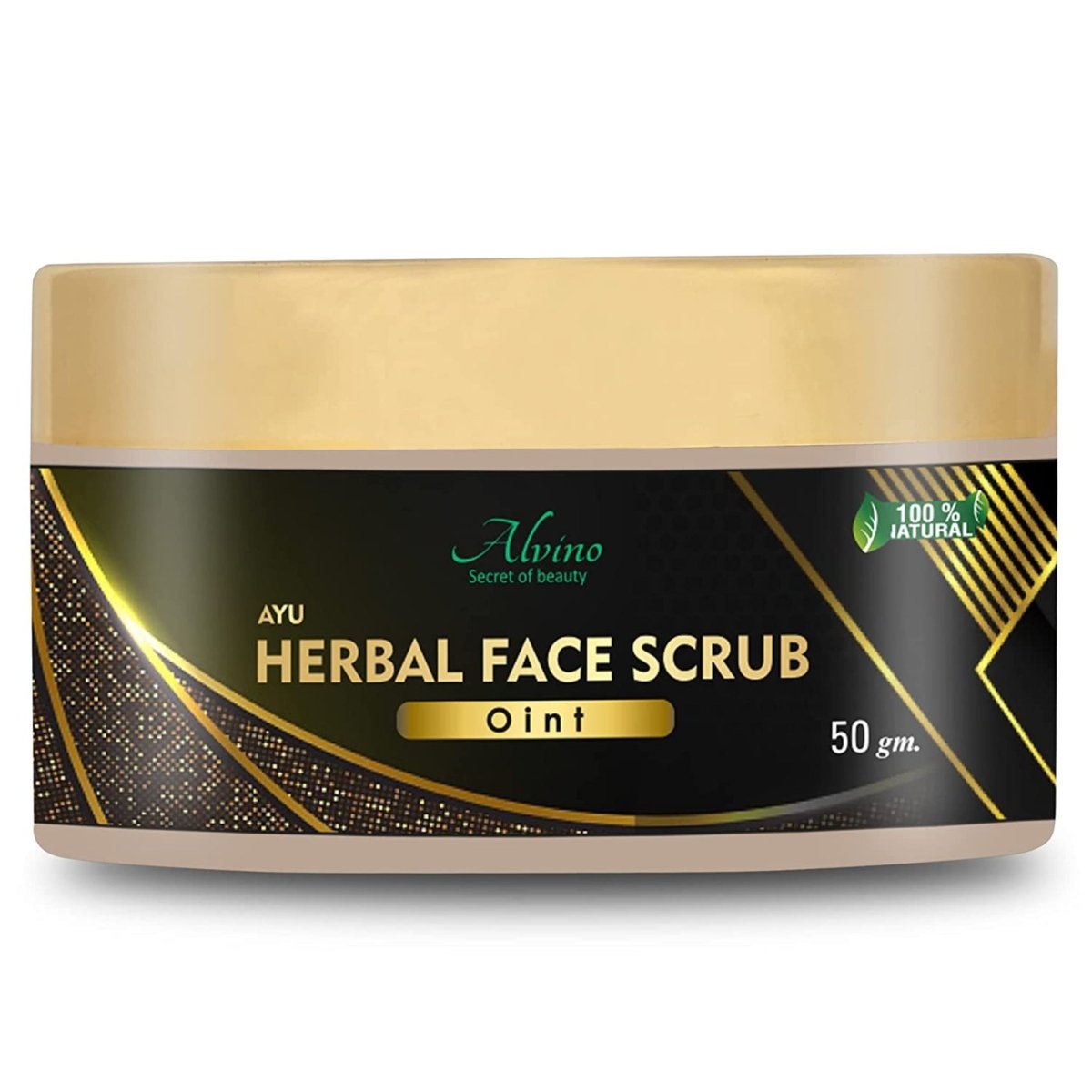 Alvino Herbal Face Scrub | Skin cleaning and skin Revitalizer 50 g - Kreate- Scrubs