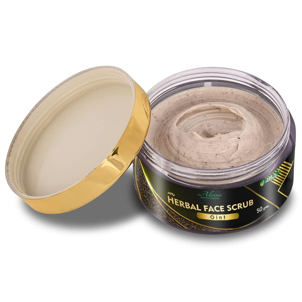 
                  
                    Alvino Herbal Face Scrub | Skin cleaning and skin Revitalizer 50 g - Kreate- Scrubs
                  
                