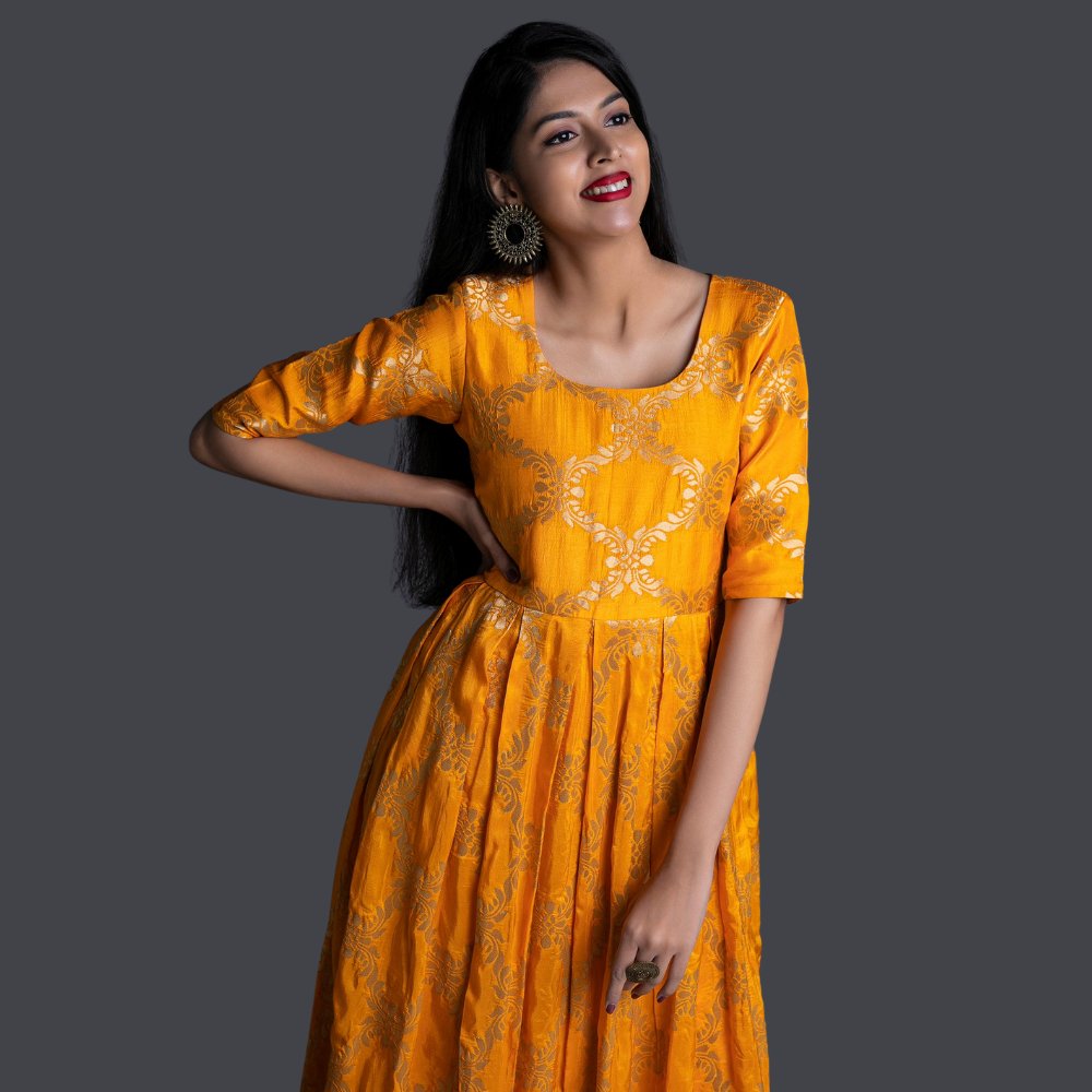 
                  
                    Amber Brocade Dress - Kreate- Dresses & jumpsuits
                  
                