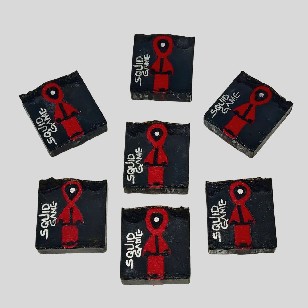 
                  
                    Ambrosia Squid Game Edition Charcoal Soap (110g) - Kreate- Soaps
                  
                