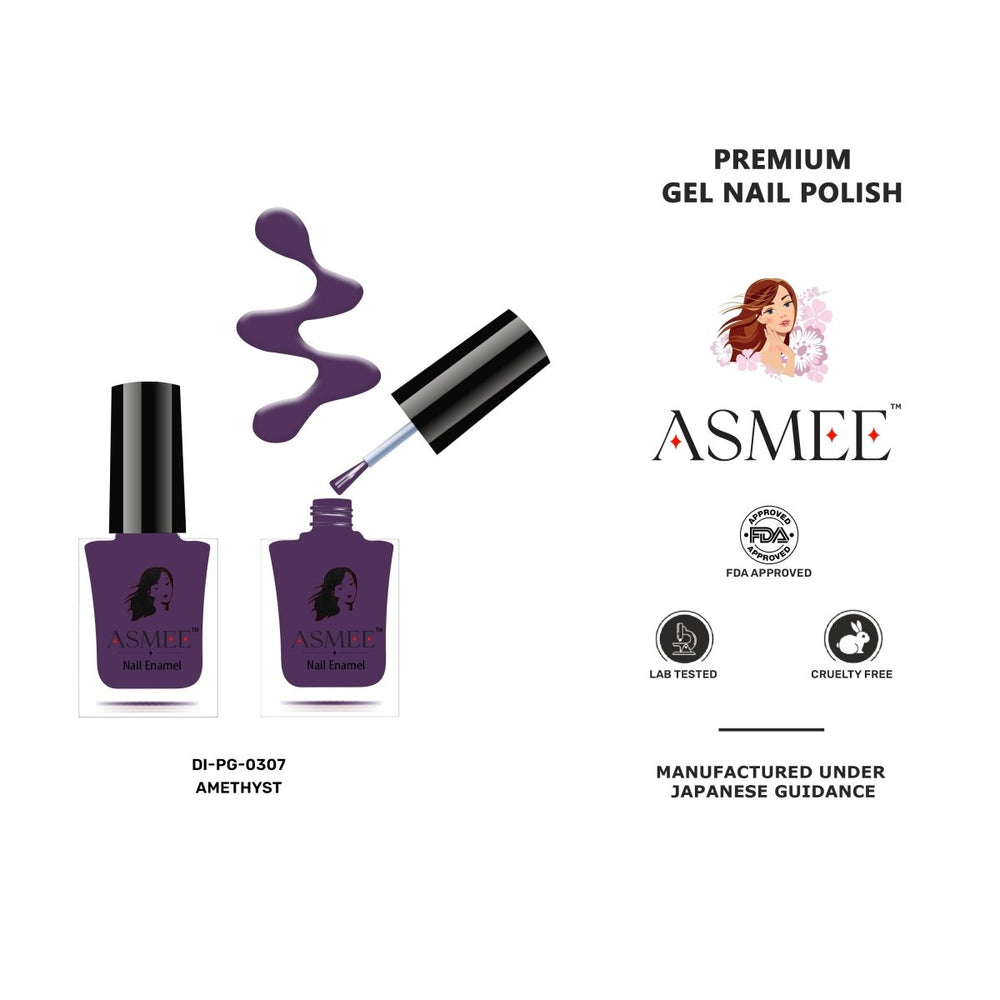 
                  
                    Amethyst-Asmee Premium Gel Nail Polish (10ml) - Kreate- Nails
                  
                