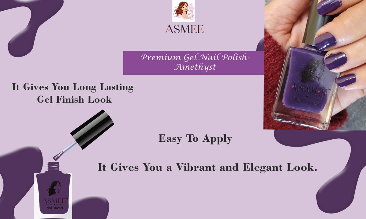 
                  
                    Amethyst-Asmee Premium Gel Nail Polish (10ml) - Kreate- Nails
                  
                