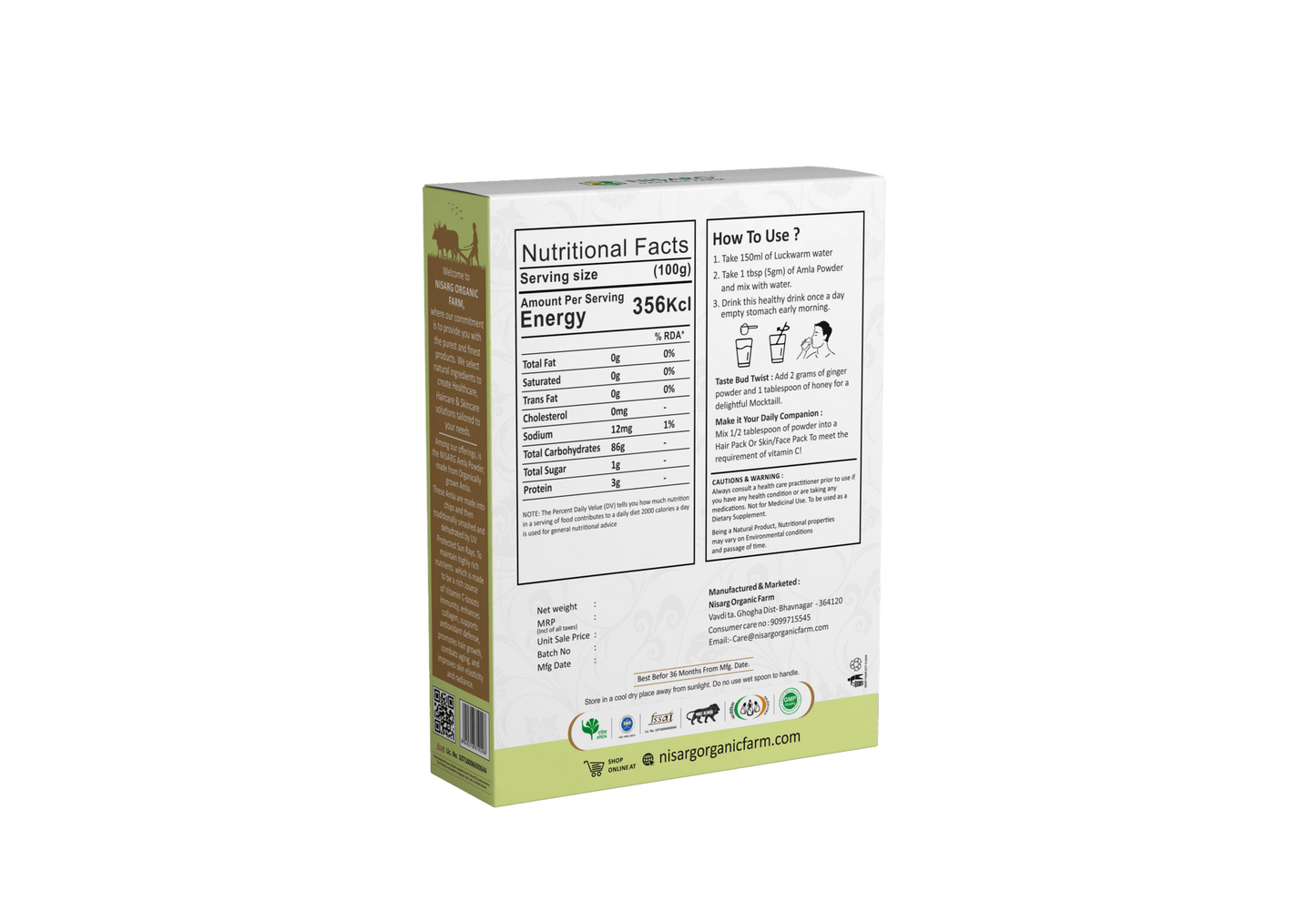 
                  
                    Nisarg Organic Farm Amla Powder
                  
                