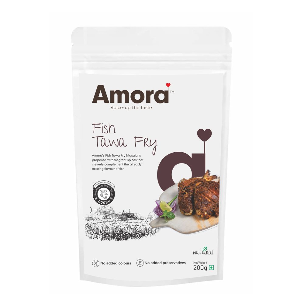 Amora Fish Tawa Fry Masala (200g) - Kreate- Spices & Masalas