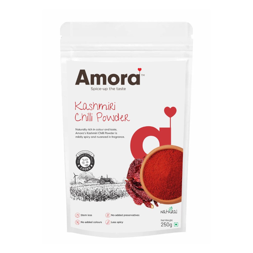 Amora Kashmiri Chilli Powder (250g) - Kreate- Spices & Masalas