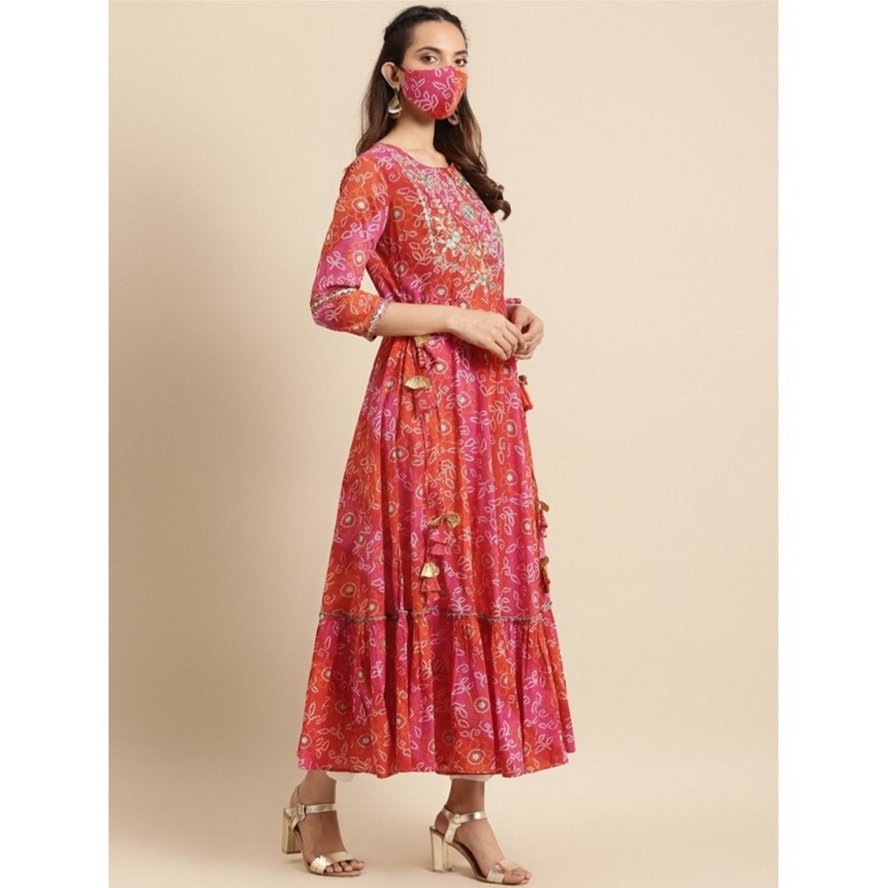 
                  
                    Anarkali Cotton Embroidered Kurti - Kreate- Kurtis & Salwar Suits
                  
                