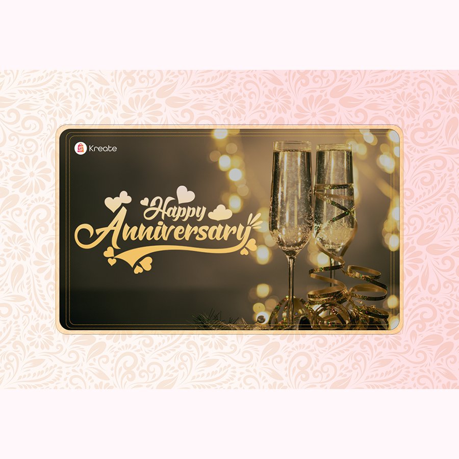 Anniversary Gift Card - Kreate-