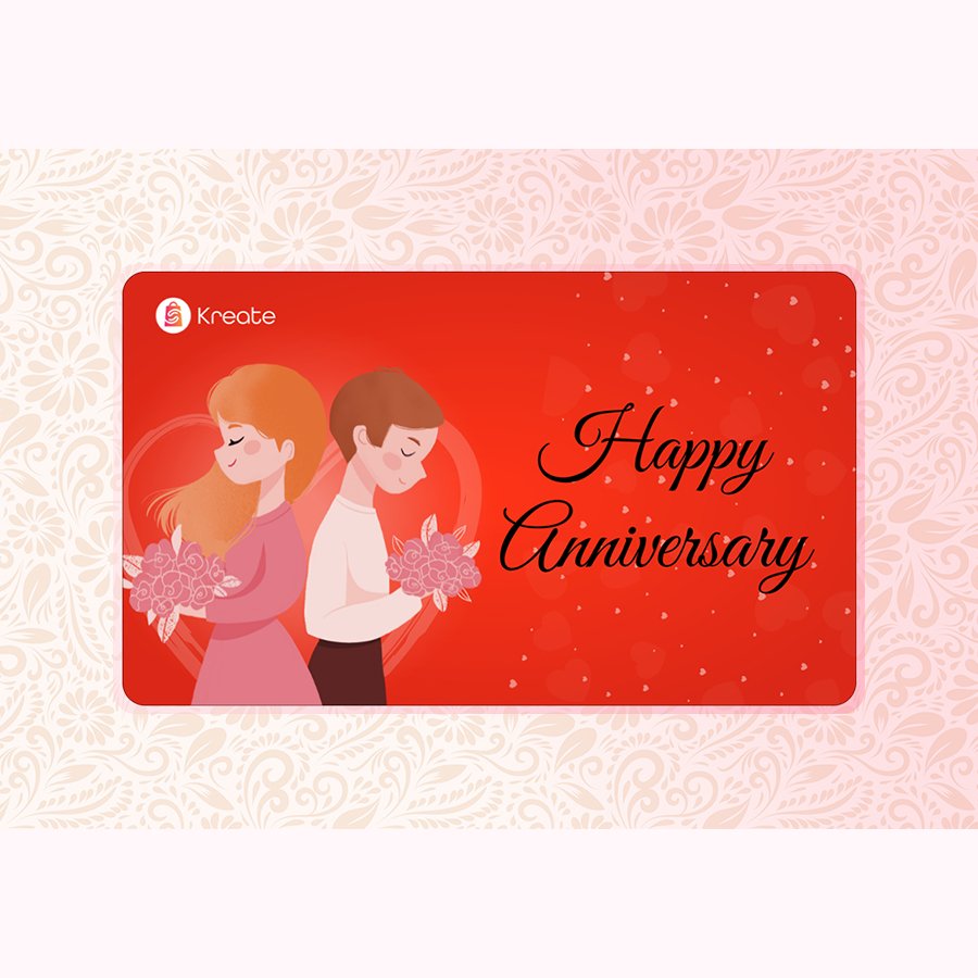 Anniversary Gift Card - Kreate-