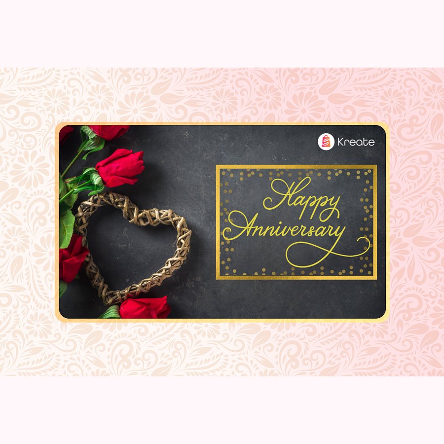 Anniversary Gift Card - Kreate-