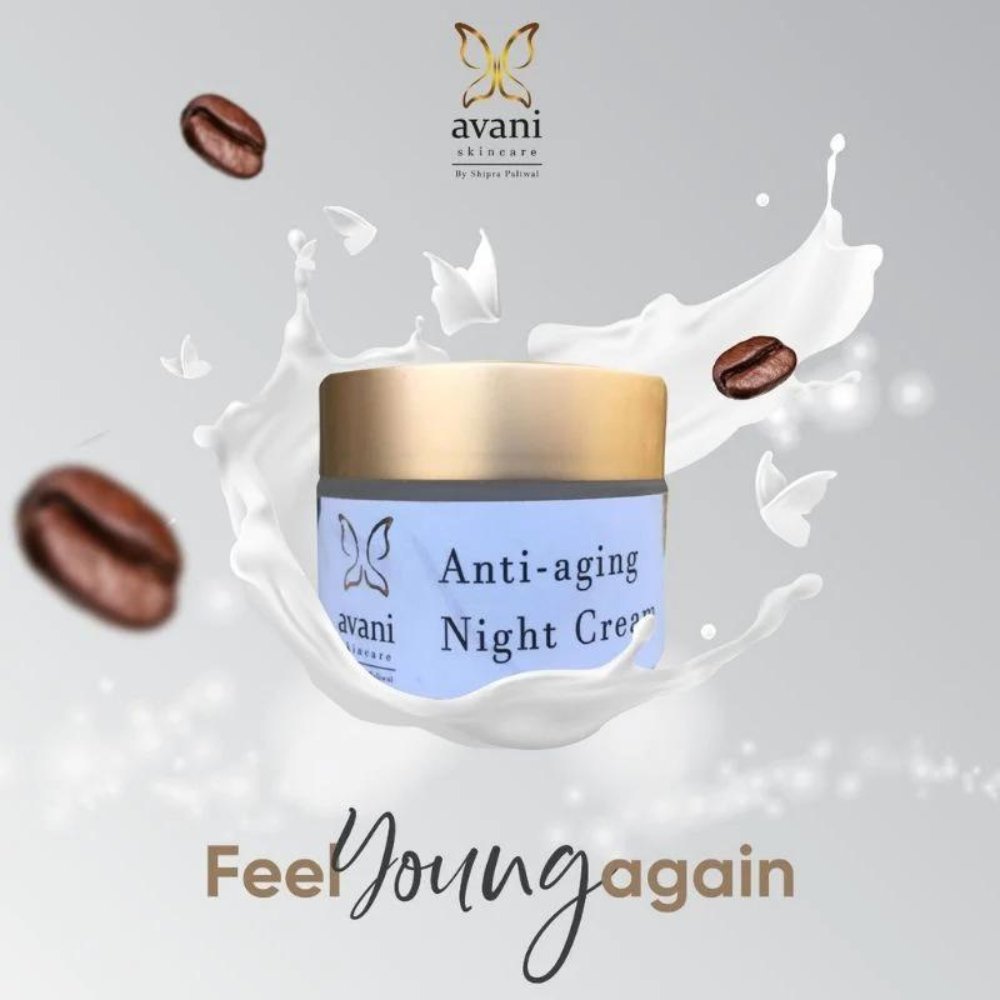 
                  
                    Anti-Aging Night Cream With Almond Oil, Vitamin E & Essential Oils - Kreate- Moisturizers & Lotions
                  
                