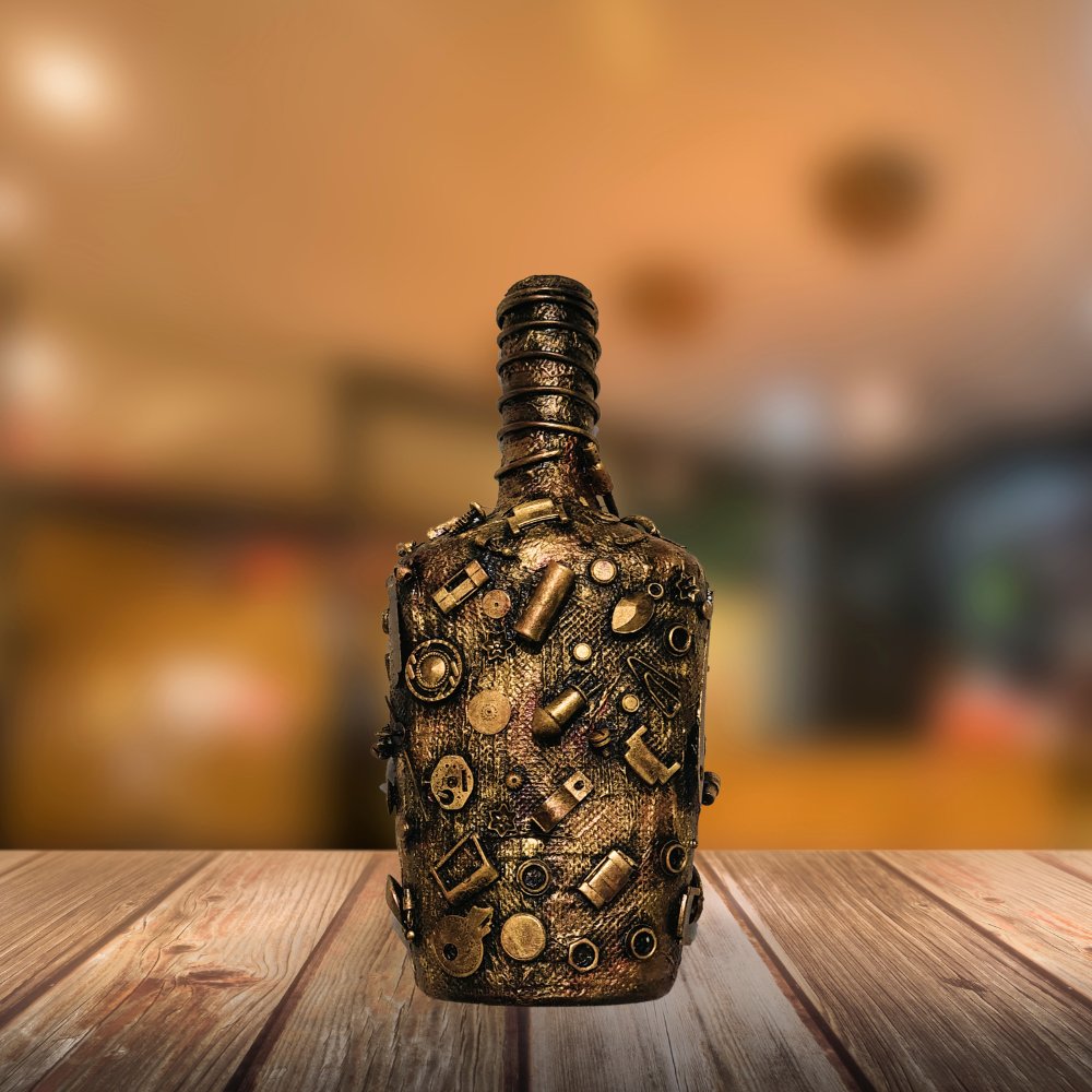 
                  
                    Antique Bottle Art - Kreate- Table Décor
                  
                