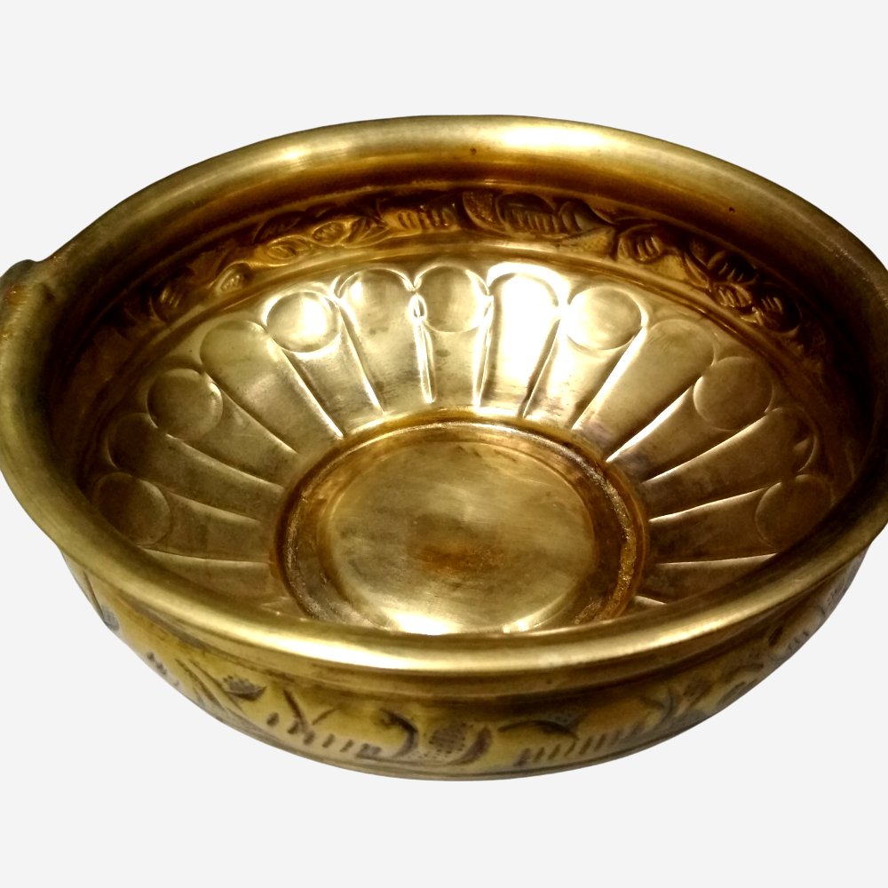 
                  
                    Antique Brass Bowl - Kreate- Table Decor
                  
                