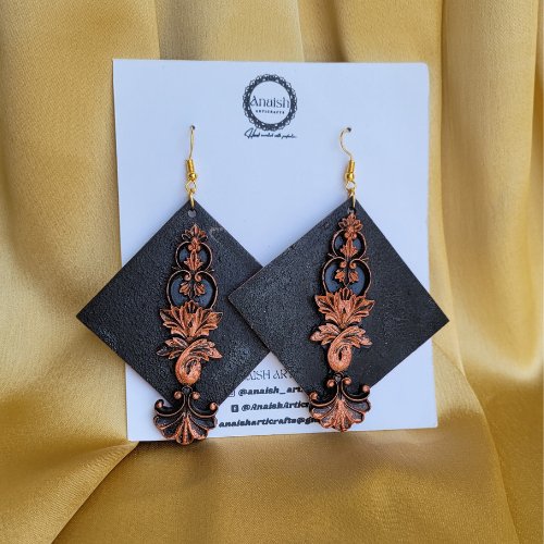 
                  
                    Antique on my mind-Mix Media Earring - Kreate- Earrings
                  
                