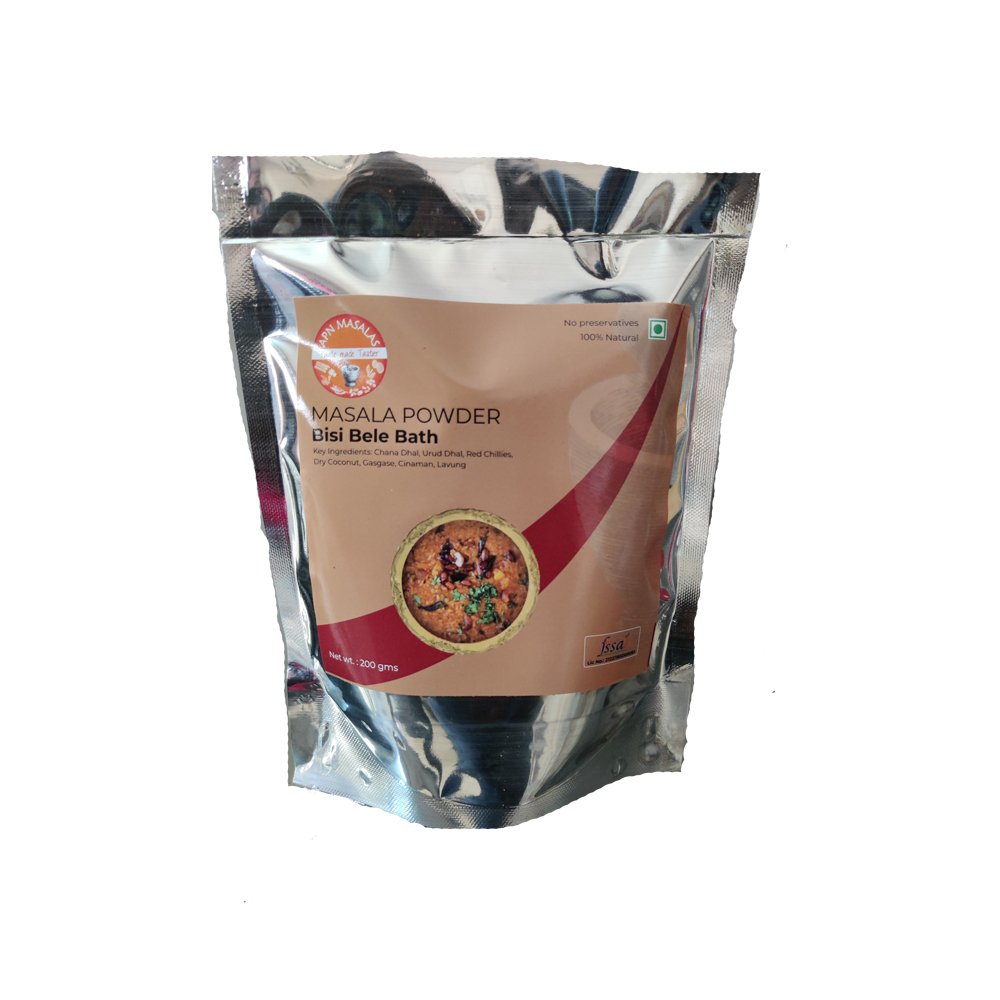 APN Masala Bisi Bele Bath Masala Powder (250g) - Kreate- Spices & Masalas