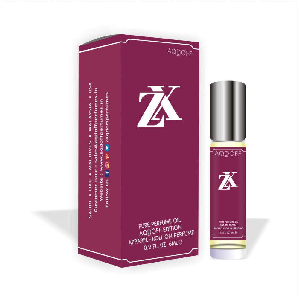 AQDOFF/NOORA Attar Roll On (6ml) - Kreate- Fragrances