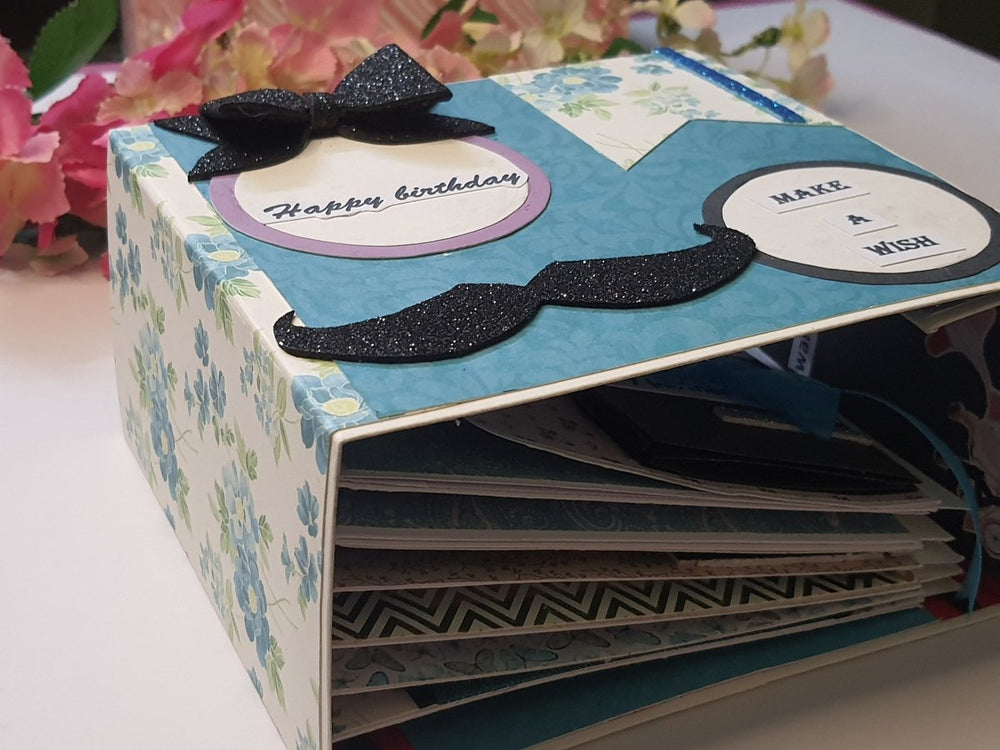 Aqua Melody Scrapbook - Kreate- Scrapbook