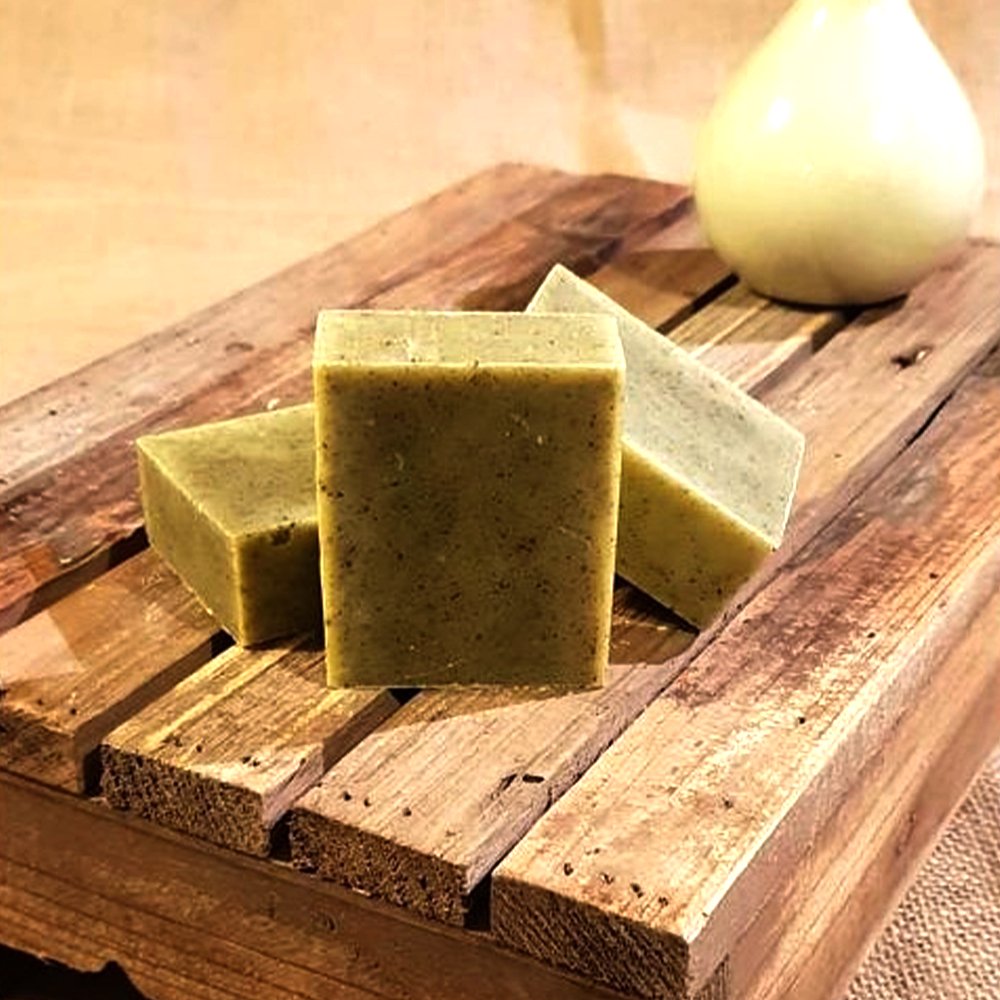 Ardin Organics Neem Basil Cold Processed Soap - Kreate- Soaps