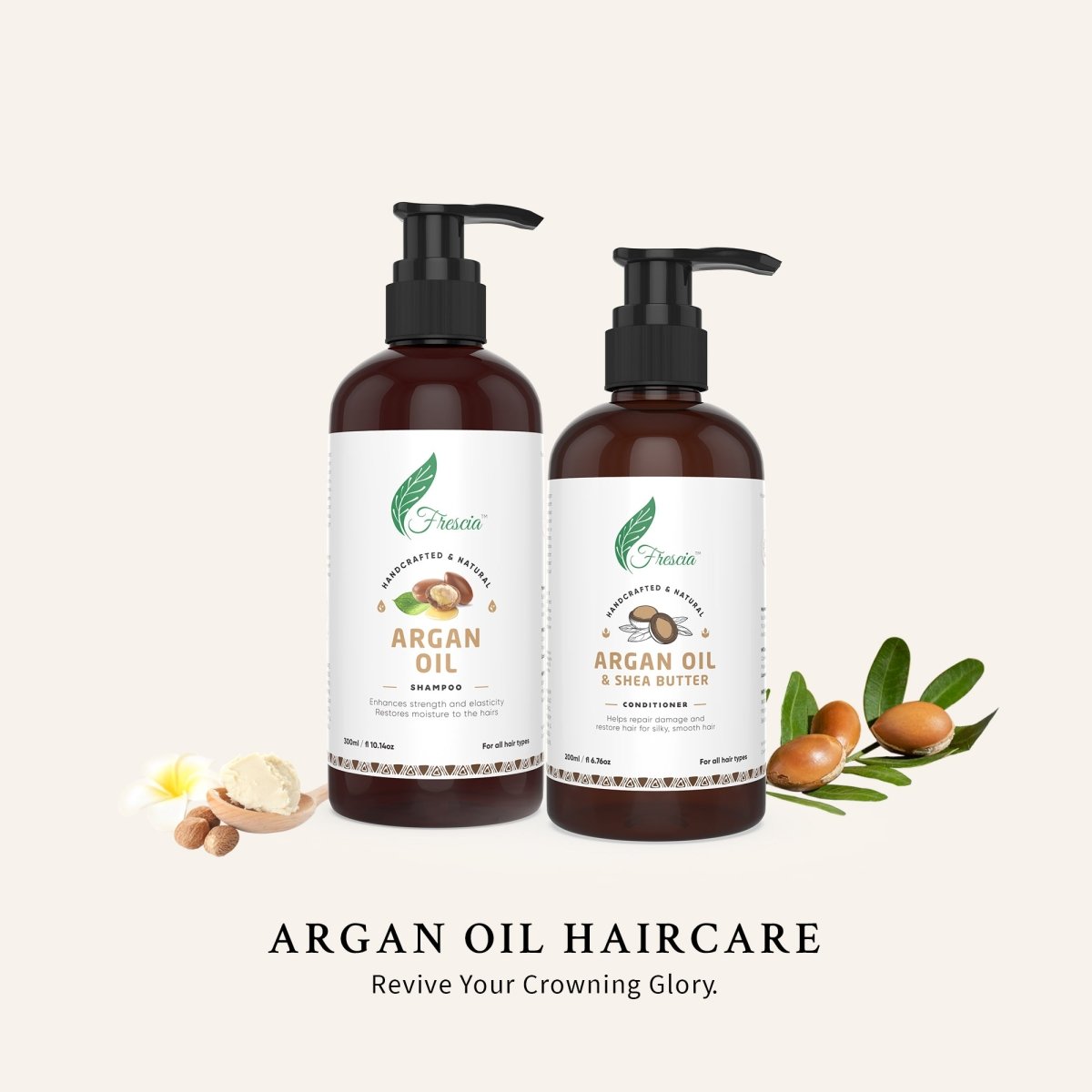 Argan Oil Haircare Combo (500ml) - Kreate- Shampoos