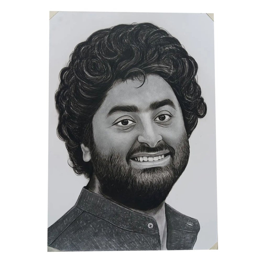 
                  
                    Arijit Singh Portrait - Kreate- Painting
                  
                