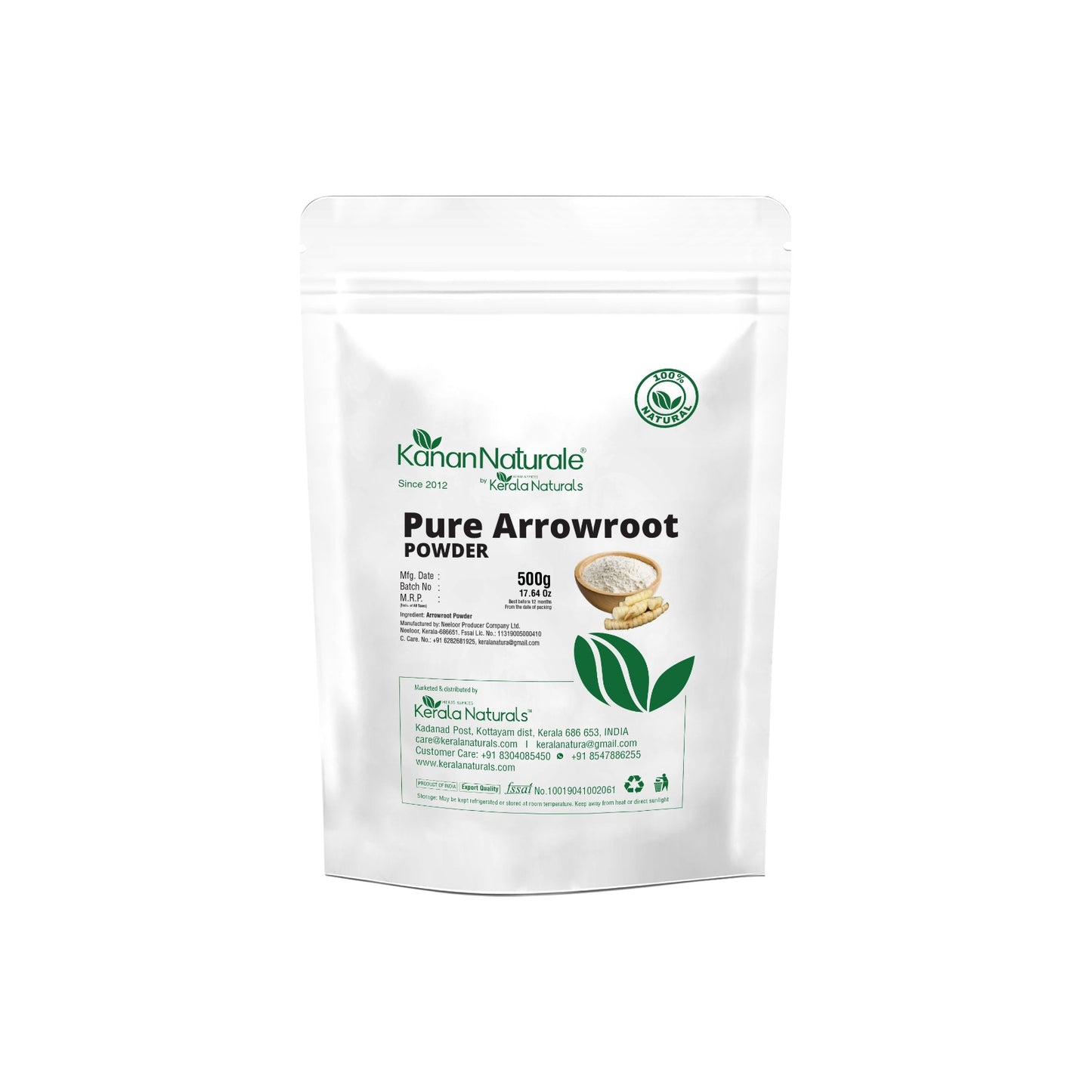 
                  
                    Arrowroot Powder - 500 gm
                  
                