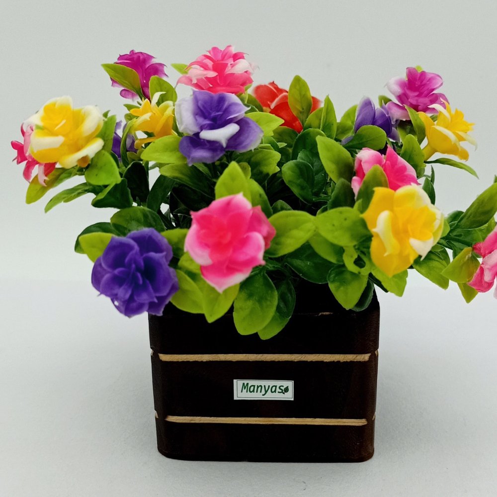 Artificial Colourful Flower Arrangement - Kreate- Table Decor