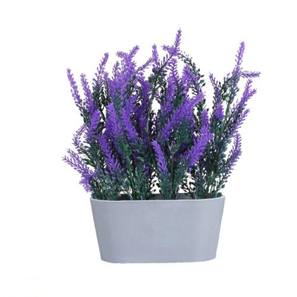 Artificial Lavender Plant in Tray - Kreate- Plants