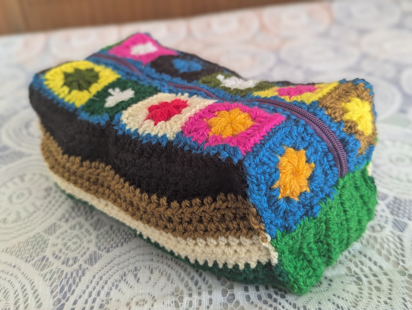 
                  
                    Artisanal Crochet Vanity Bag
                  
                