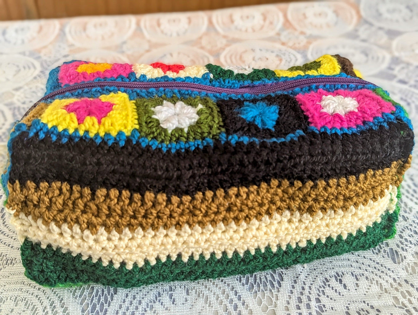 
                  
                    Artisanal Crochet Vanity Bag
                  
                