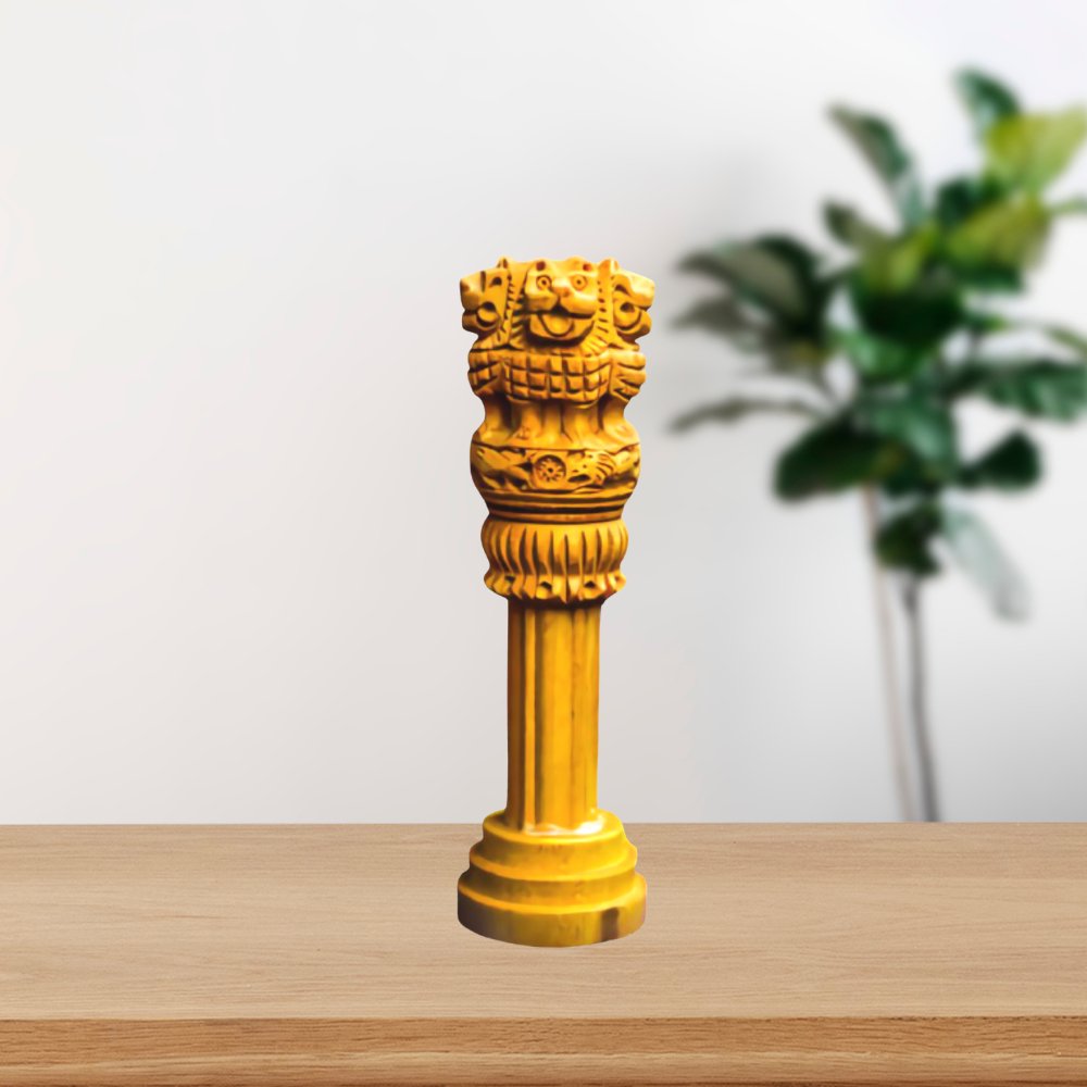 Ashoka Pillar Statue - Kreate- Table Decor