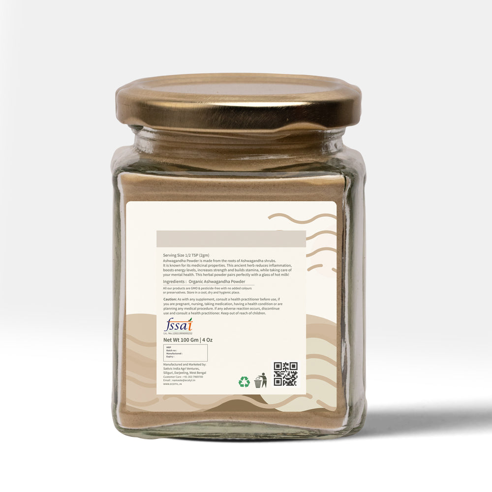 
                  
                    Ecotyl Organic Ashwagandha Powder (100g)
                  
                