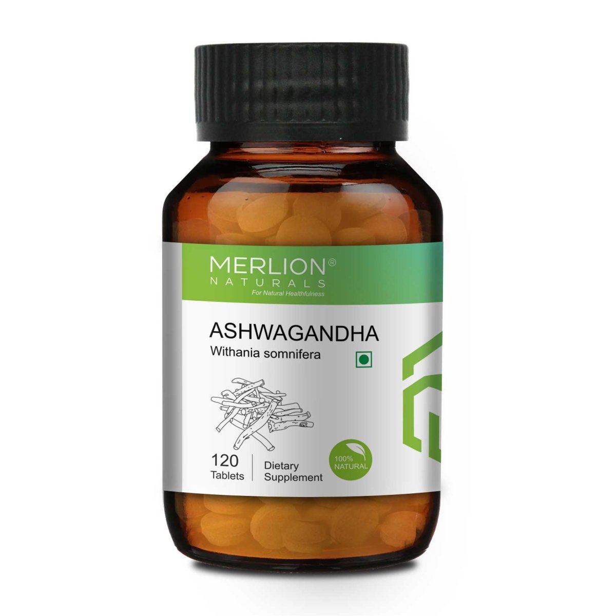 Ashwagandha Tablets 500mg (120 Tablets) - Kreate- Immunity Boosters