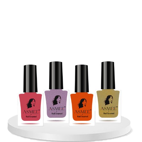 ASMEE Classic Nail Polish Combo (Pack of 4) - Kreate- Nails