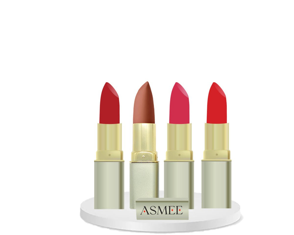 
                  
                    ASMEE Lipstick Combo (Pack of 4) - Kreate- Lips
                  
                