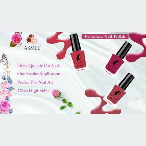 
                  
                    Asmee Nail Polish Combo - Kreate- Nails
                  
                