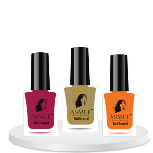 ASMEE Nail Polish Hamper (Pack of 3) - Kreate- Nails