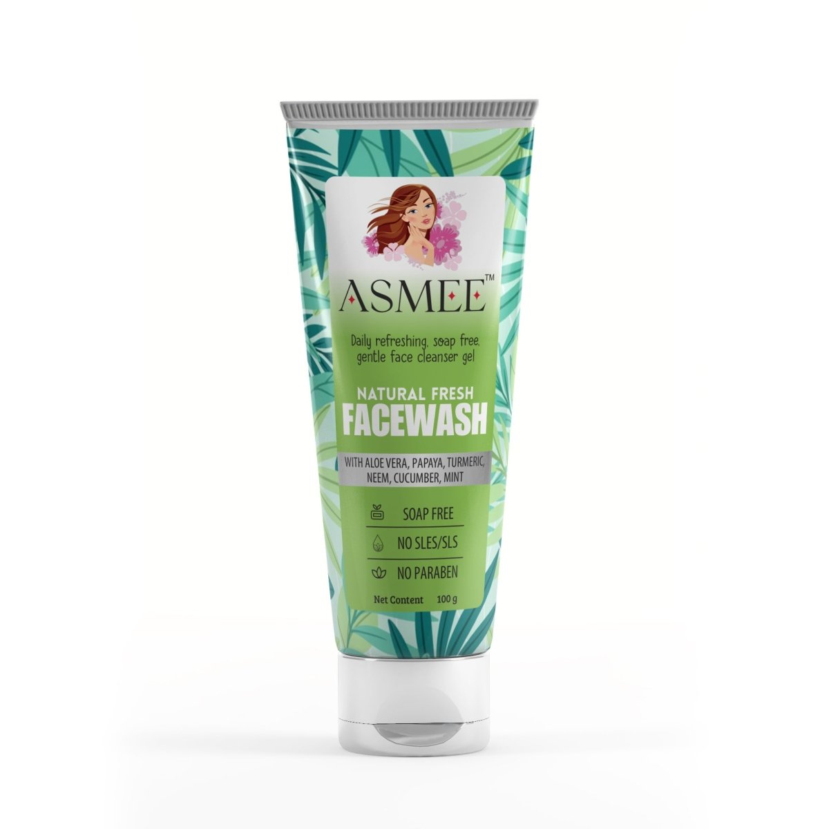 Asmee Natural Fresh Facewash (100g) - Kreate- Face Wash