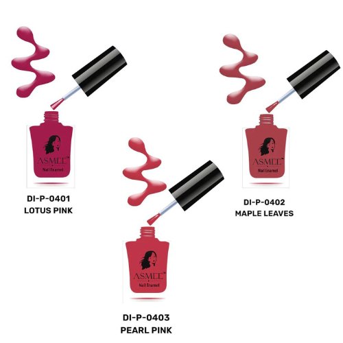 
                  
                    Asmee Pack of 3 Premium Nail Polish Combo - Kreate- Nails
                  
                