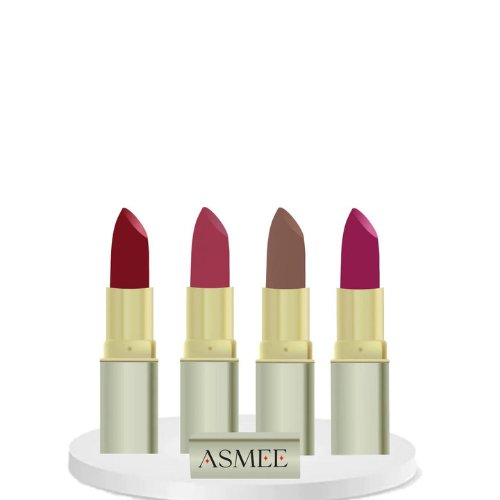 ASMEE Pack of 4 Lipstick Combo - Kreate- Lips