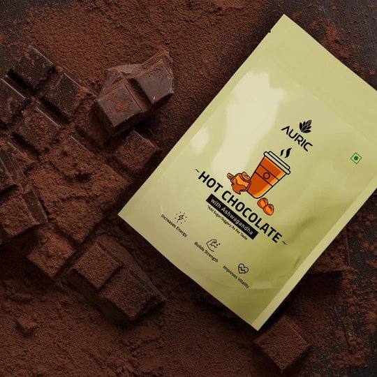 Auric Ashwagandha Hot Chocolate (250 g) - Kreate- Hot Chocolate