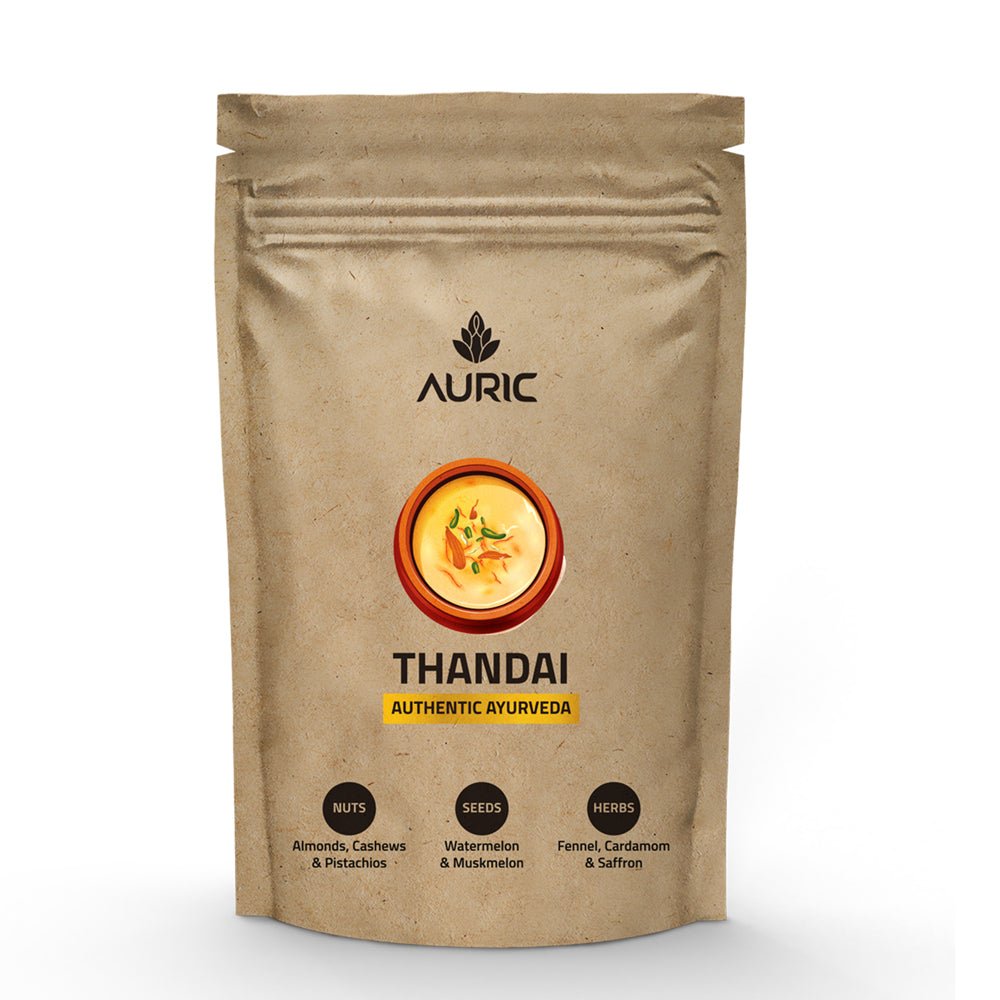 Auric Beverages Instant Ayurvedic Thandai (250g) - Kreate- Sharbats & Concentrates