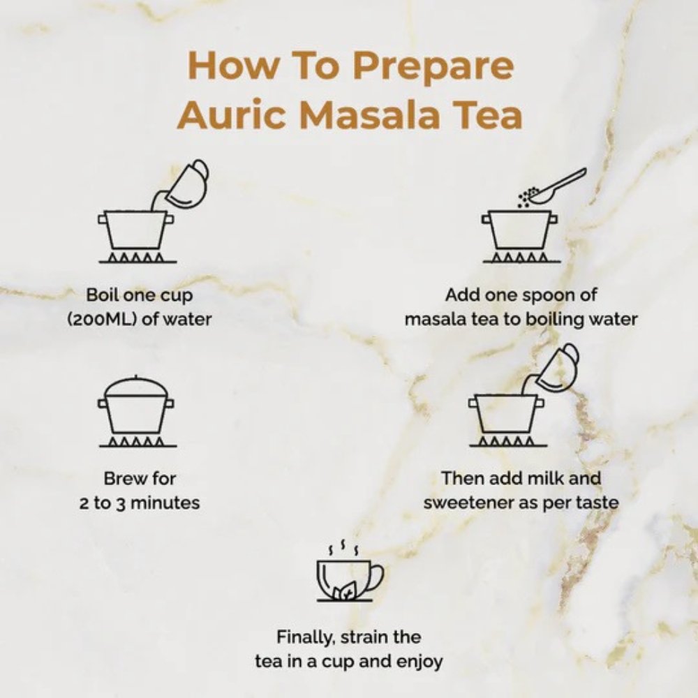 
                  
                    Auric Masala Chai with Moringa (250g) - Kreate- Tea
                  
                