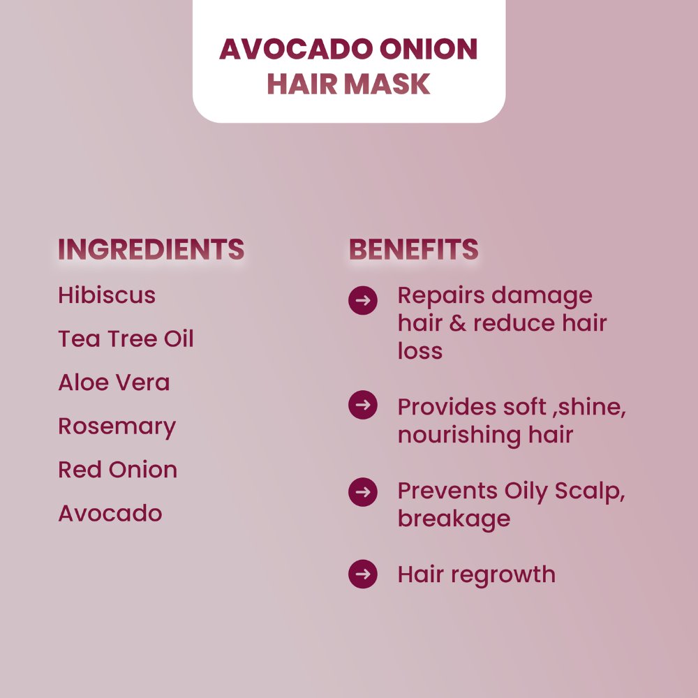 
                  
                    Avocado Onion Hair Mask (200g) - Kreate- Hair Masks
                  
                