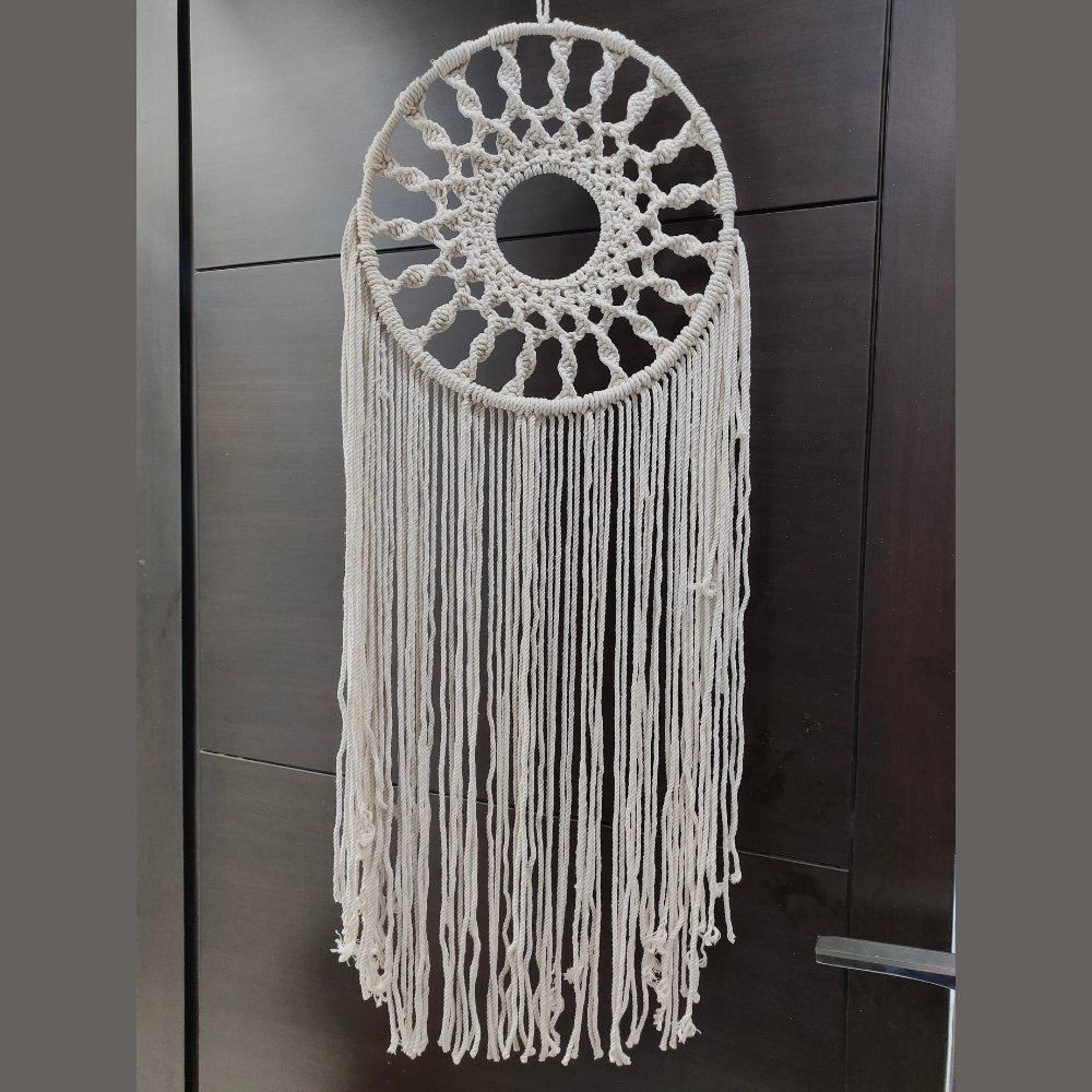 Ayoni Decor Macrame Round Wall Hanging - Kreate- Wall Decor