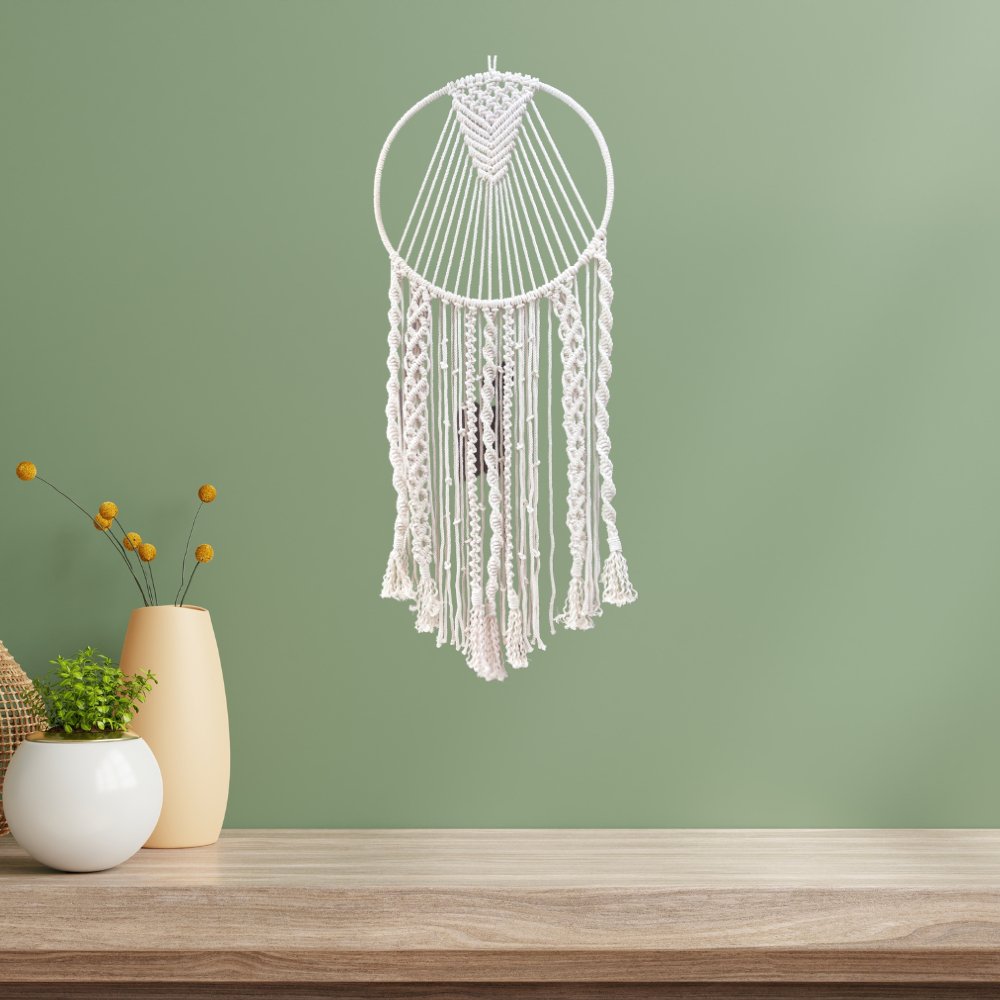 Ayoni Decor Macrame Round Wall Hanging - Kreate- Wall Decor