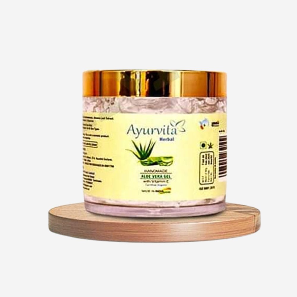 Ayurvita Herbal Alovera Gel (100g) - Kreate- Moisturizers & Lotions